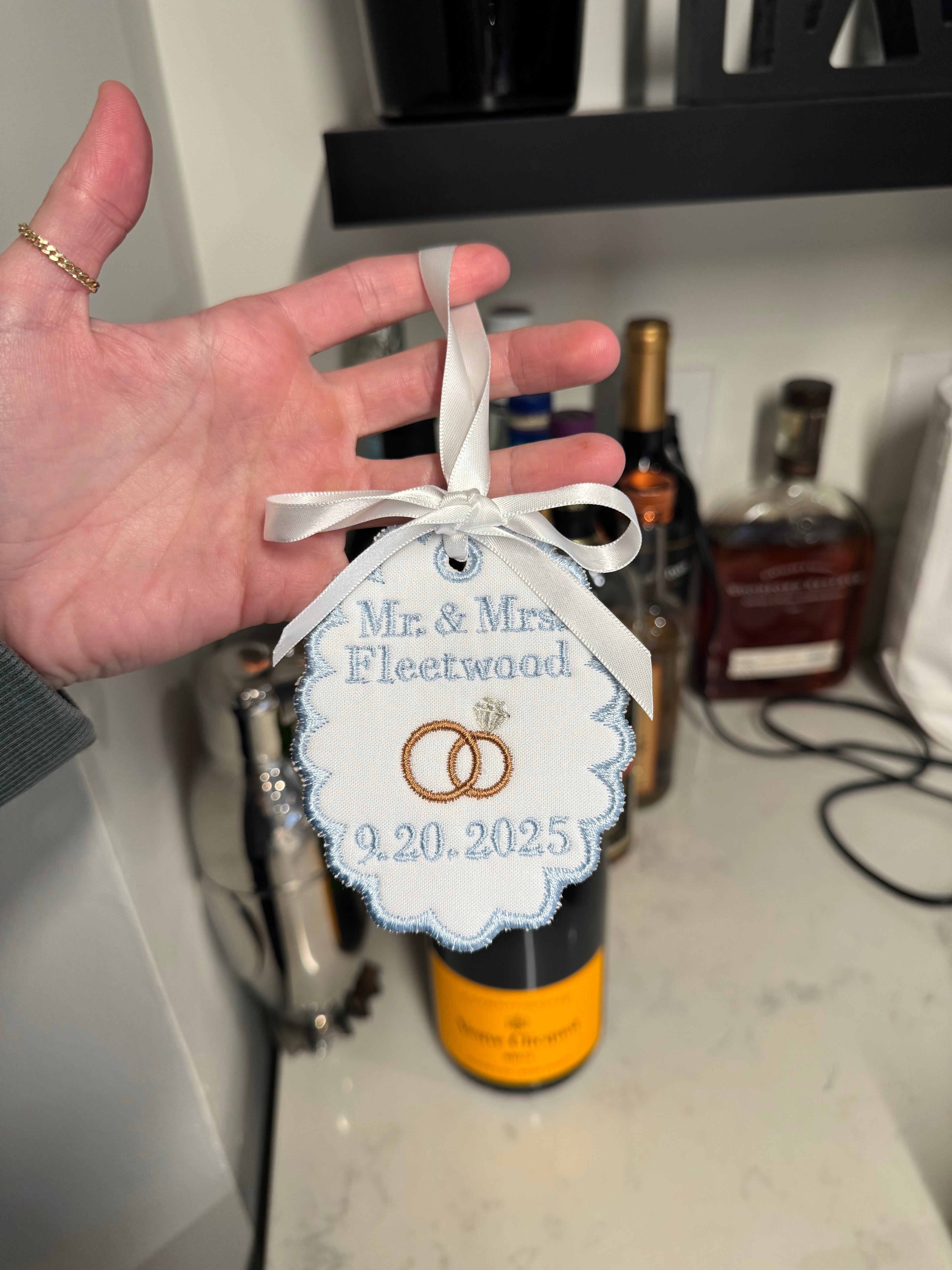Personalized Wedding Ornament