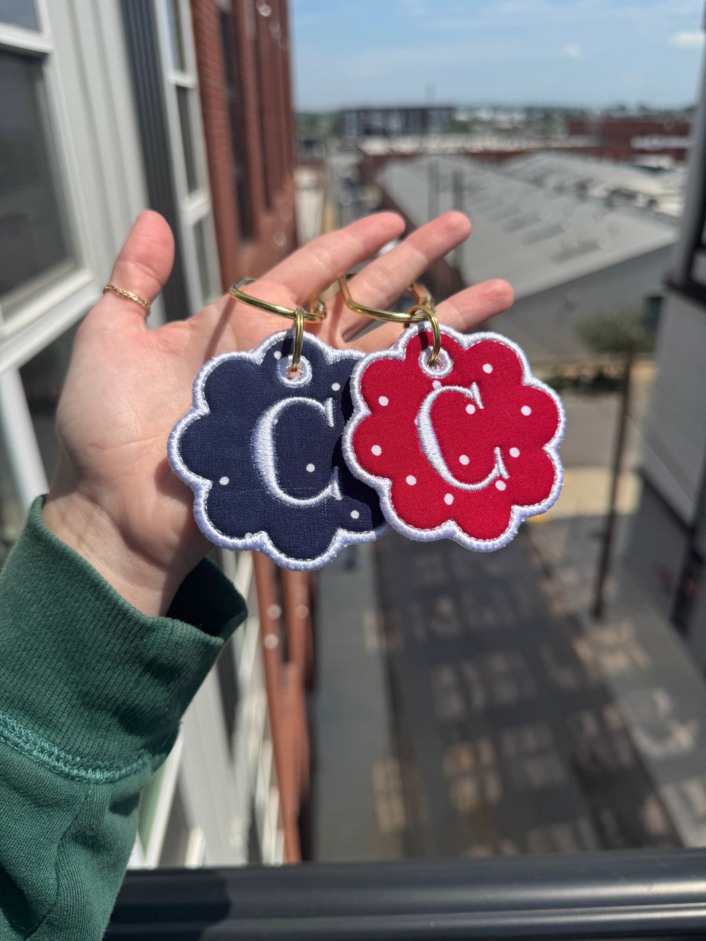 Polka Dot Bag Tag