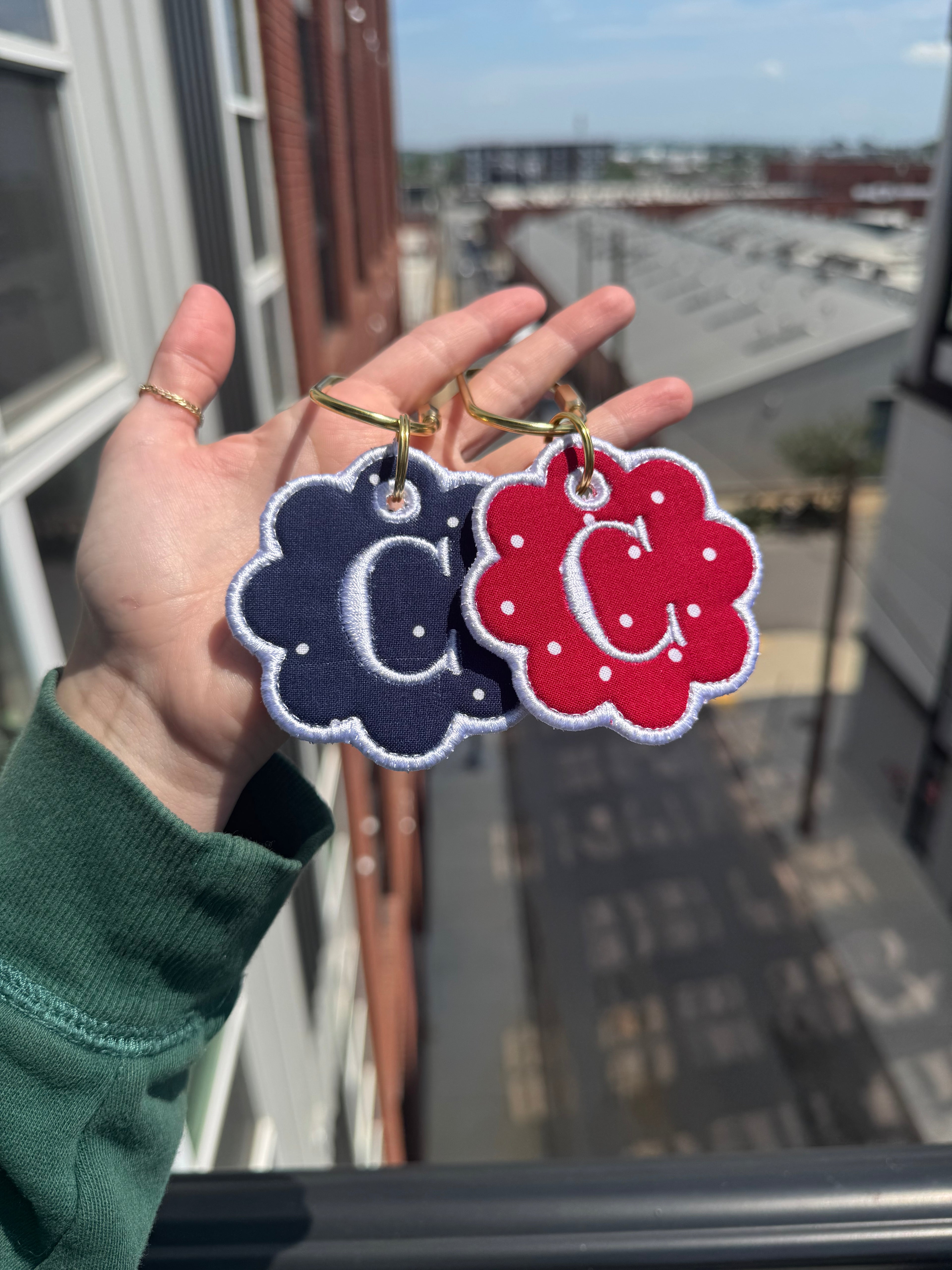 Polka Dot Bag Tag