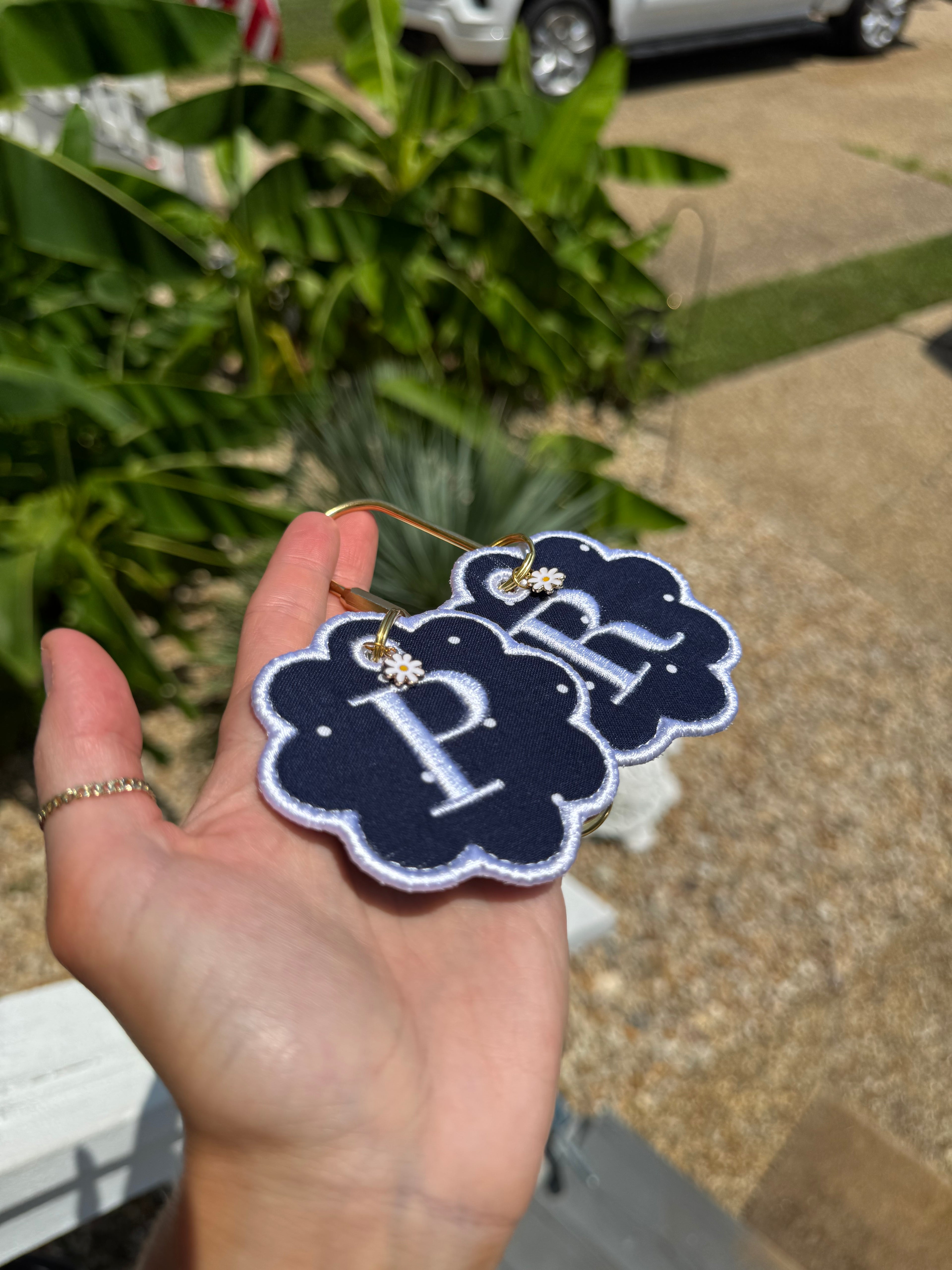 Polka Dot Bag Tag