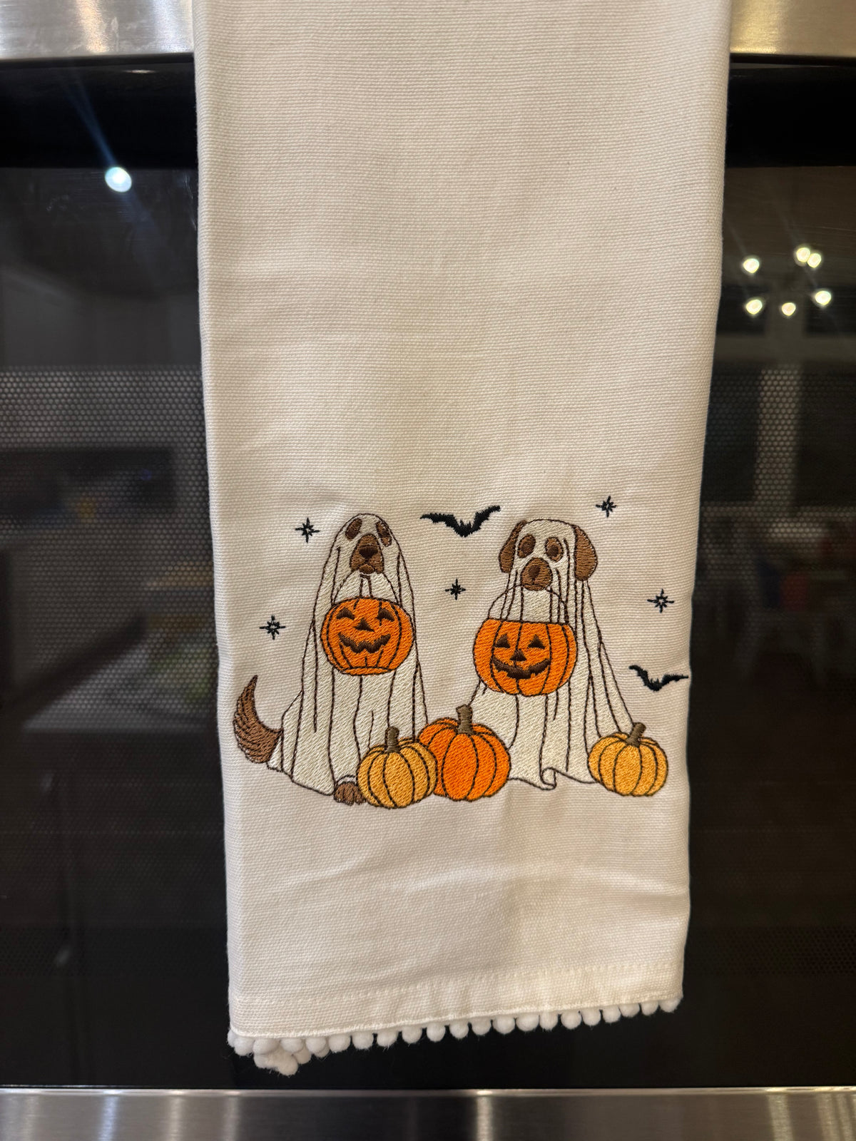 Halloween Dog Tea Towel