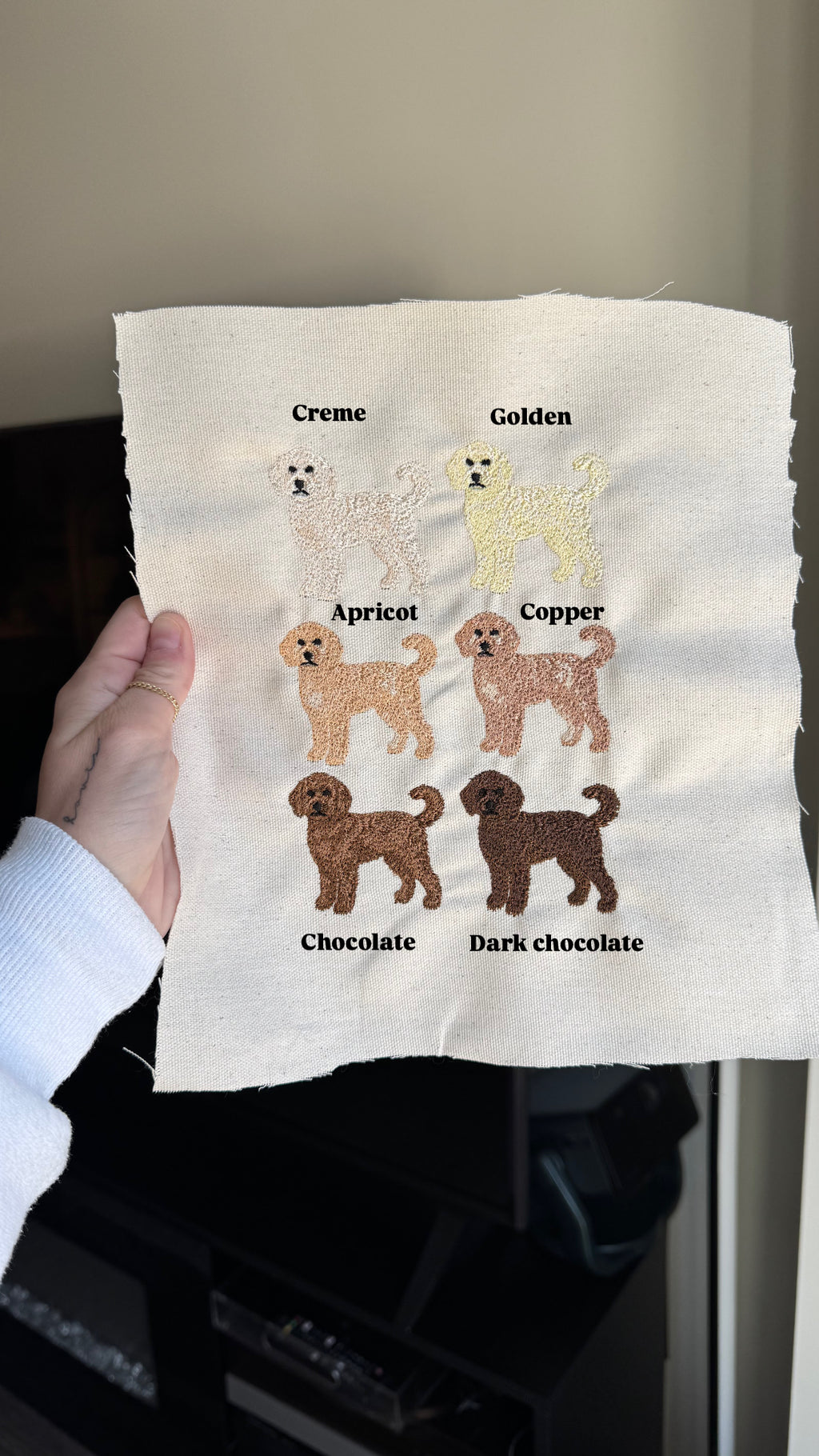 Doodle kitchen towel