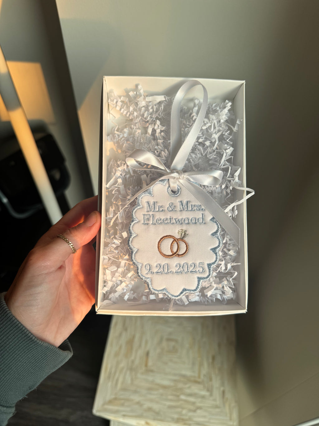 Personalized Wedding Ornament