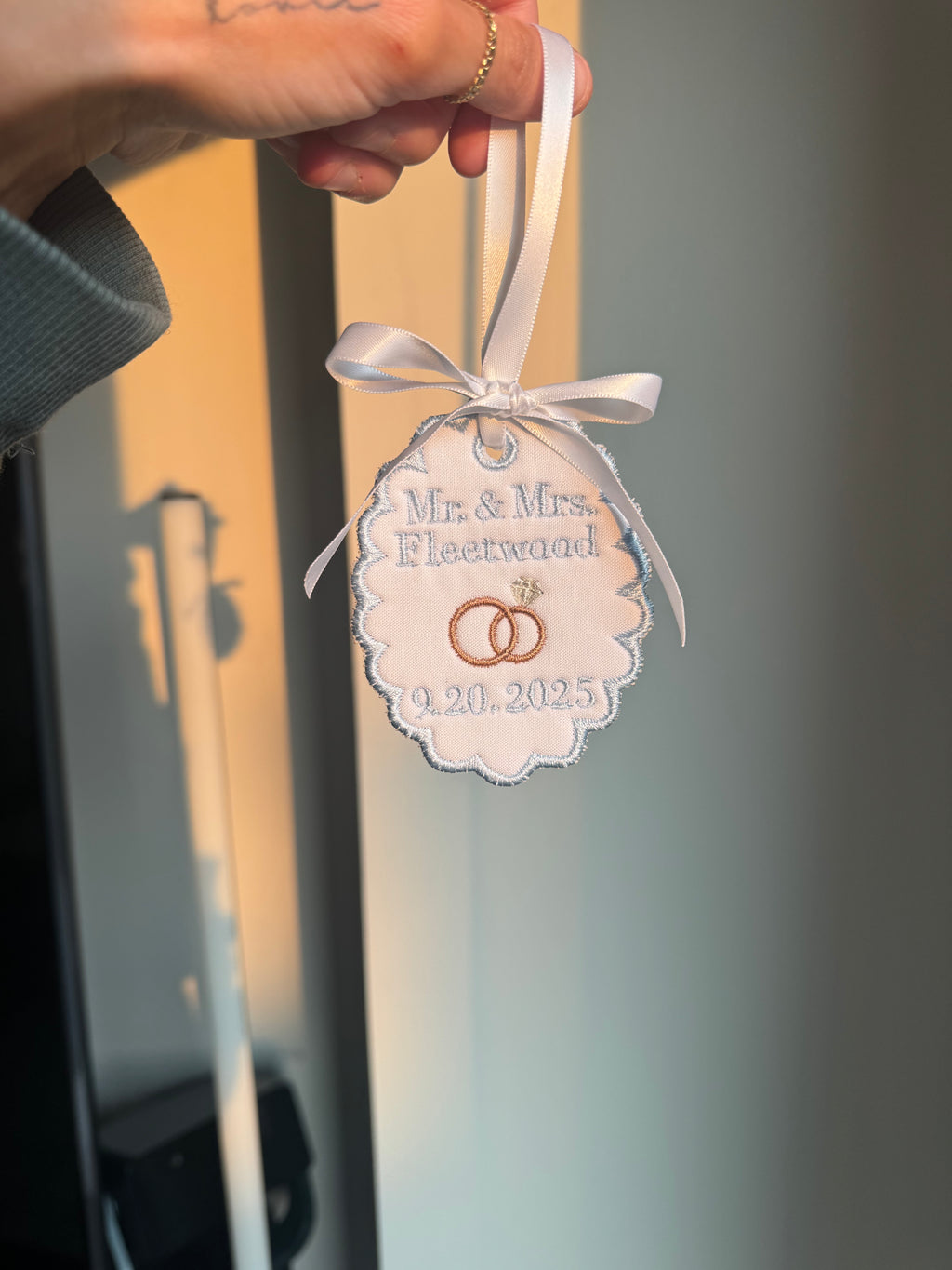 Personalized Wedding Ornament